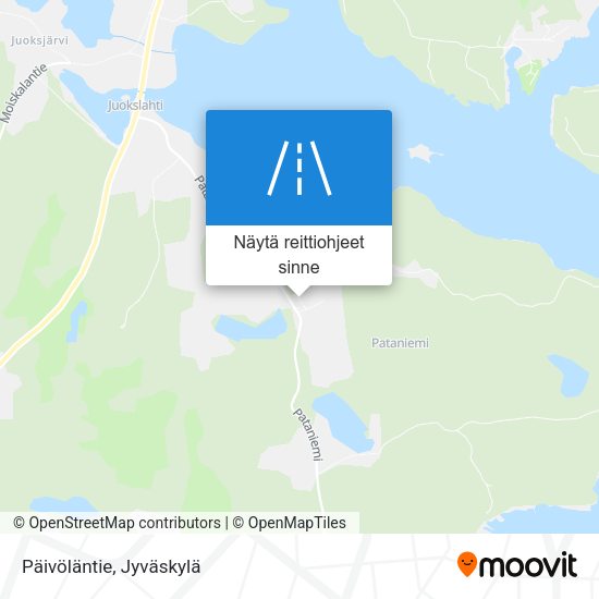 Päivöläntie kartta