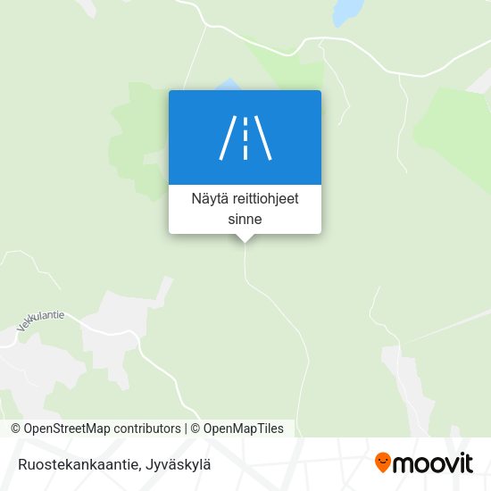 Ruostekankaantie kartta