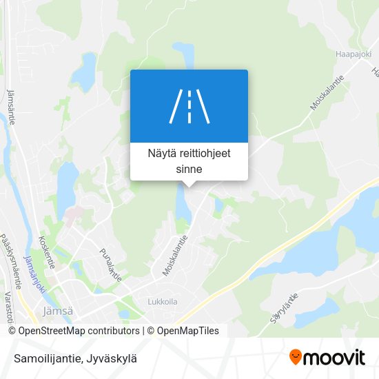 Samoilijantie kartta