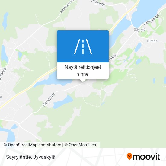 Säyryläntie kartta