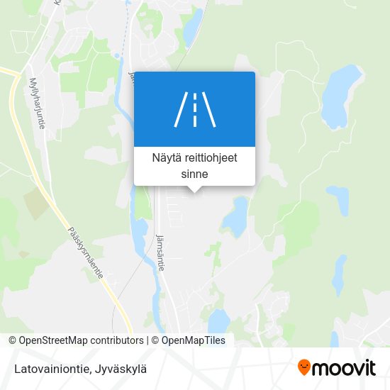 Latovainiontie kartta