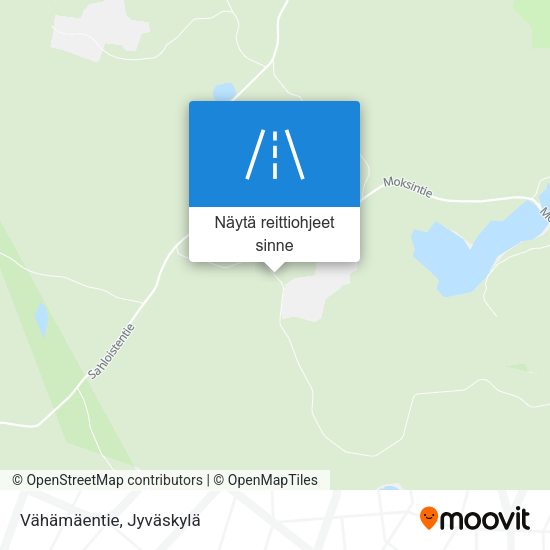 Vähämäentie kartta