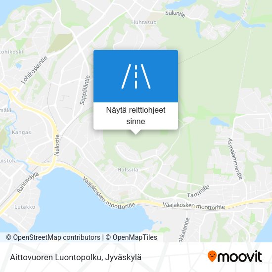 Aittovuoren Luontopolku kartta