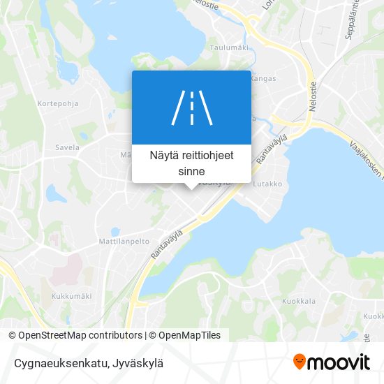 Cygnaeuksenkatu kartta