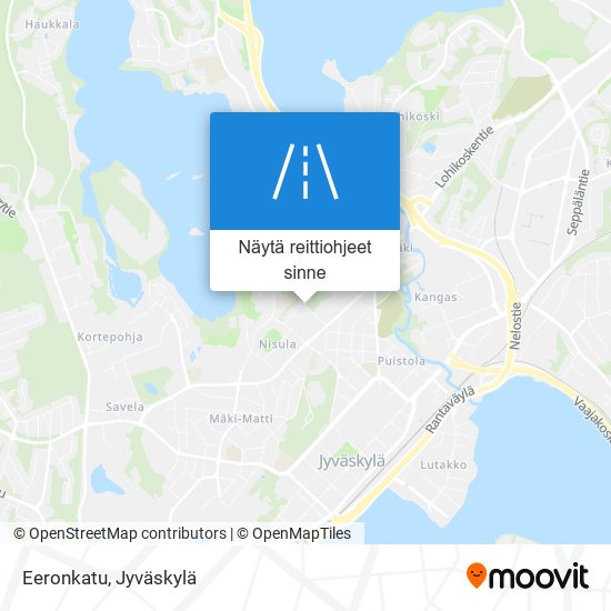 Eeronkatu kartta