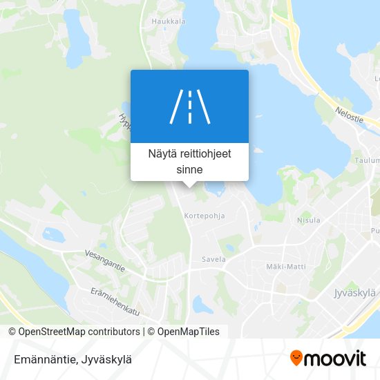 Emännäntie kartta