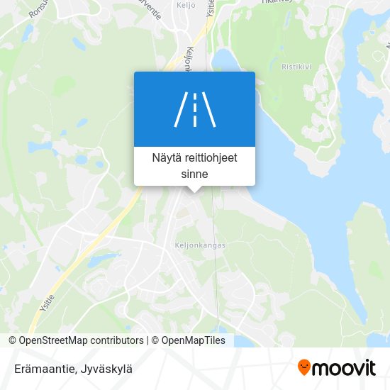 Erämaantie kartta