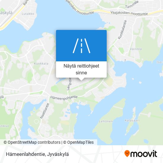 Hämeenlahdentie kartta