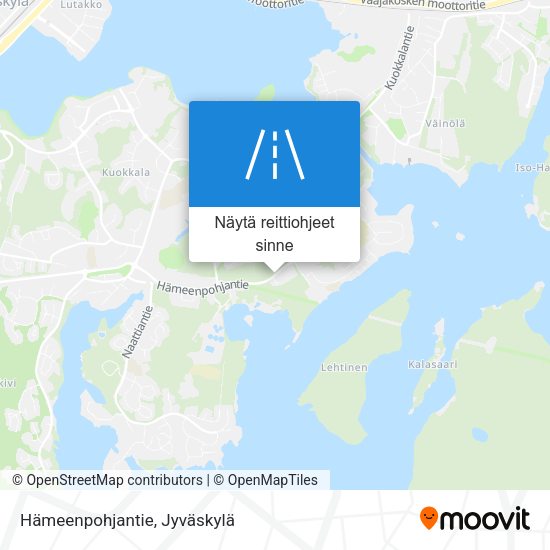 Hämeenpohjantie kartta