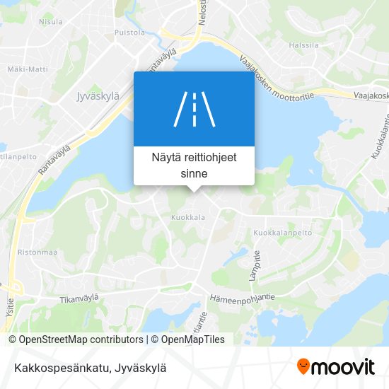 Kakkospesänkatu kartta