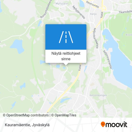Kauramäentie kartta