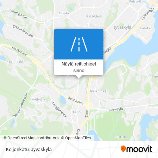 Keljonkatu kartta