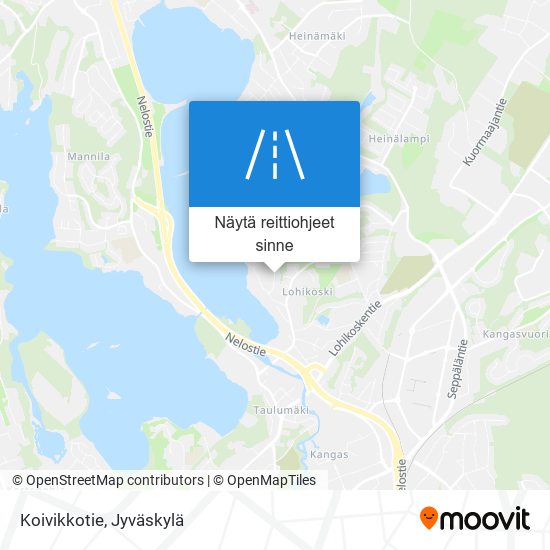 Koivikkotie kartta