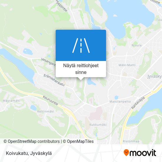 Koivukatu kartta