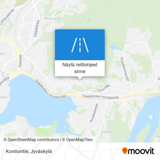 Kontiontie kartta