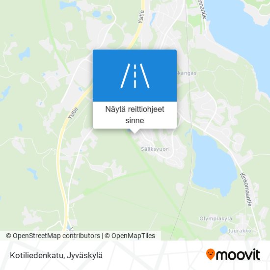 Kotiliedenkatu kartta