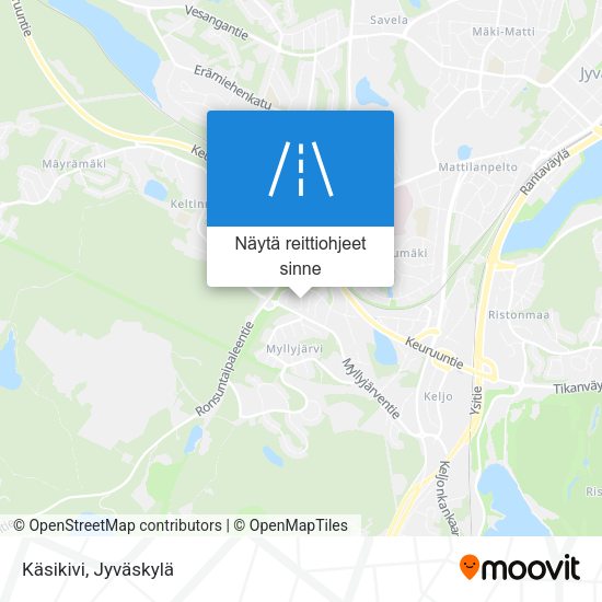 Käsikivi kartta