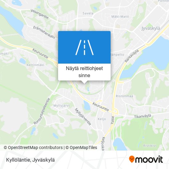 Kyllöläntie kartta