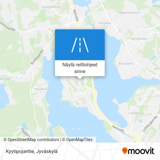 Kyytipojantie kartta