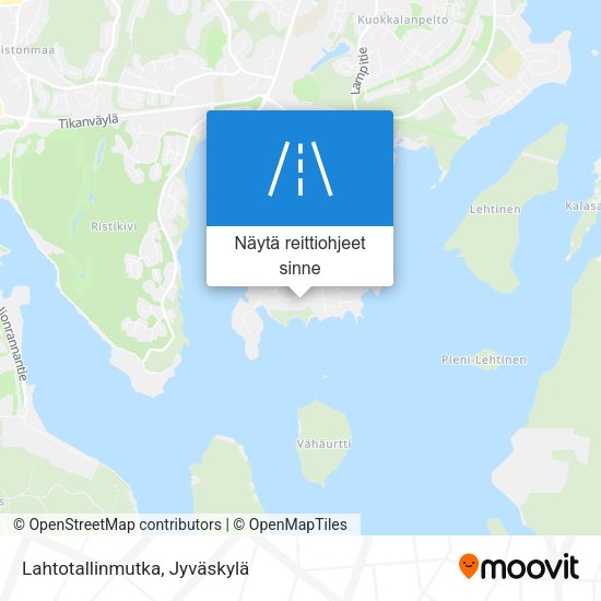 Lahtotallinmutka kartta
