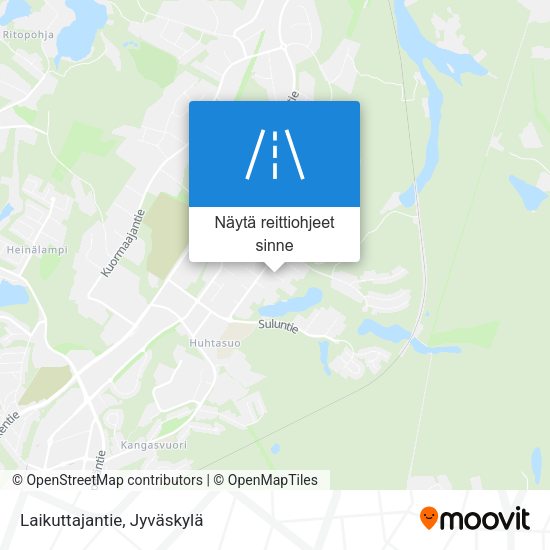 Laikuttajantie kartta