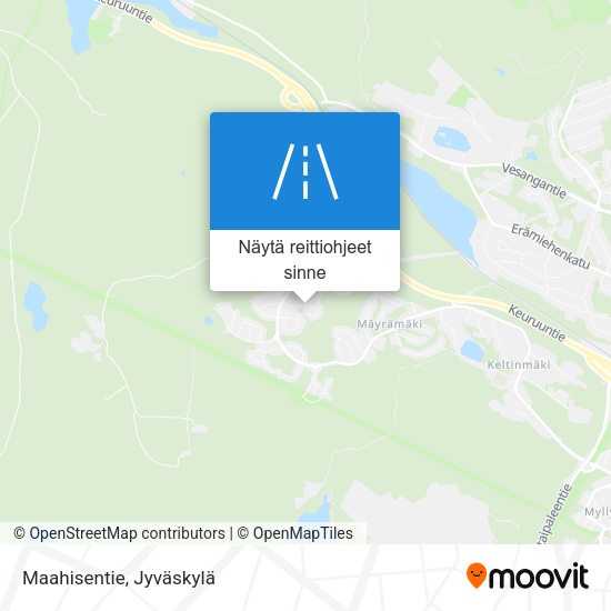 Maahisentie kartta