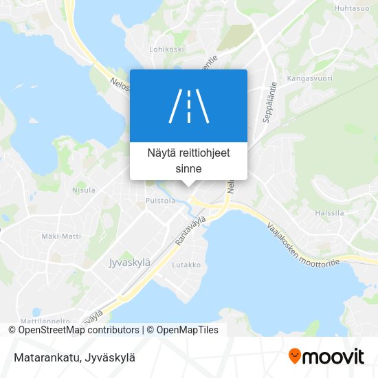 Matarankatu kartta