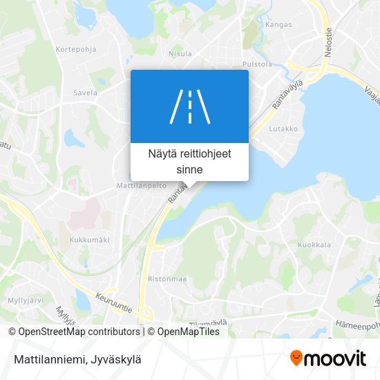 Mattilanniemi kartta