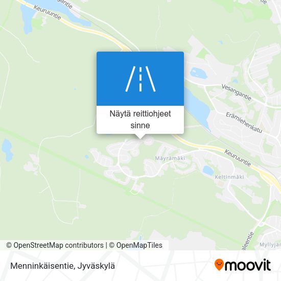 Menninkäisentie kartta