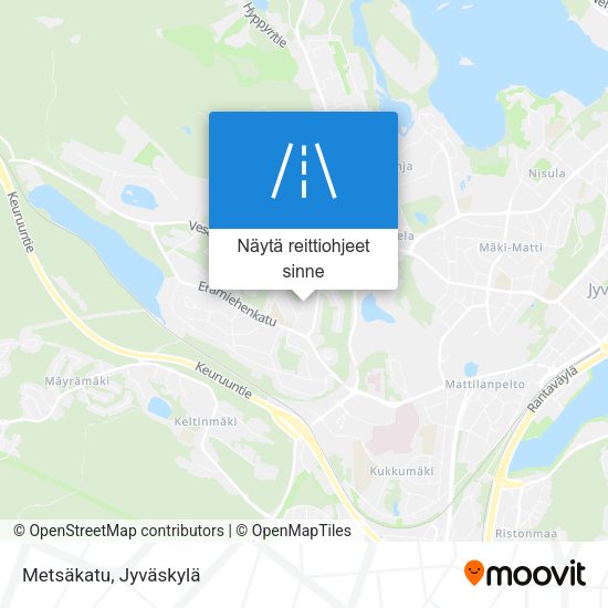 Metsäkatu kartta