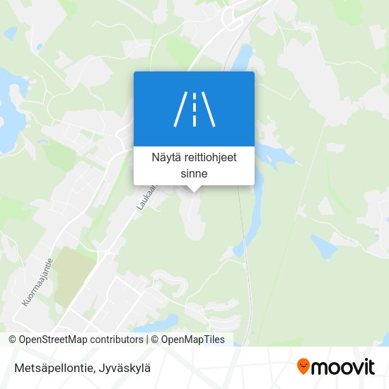 Metsäpellontie kartta