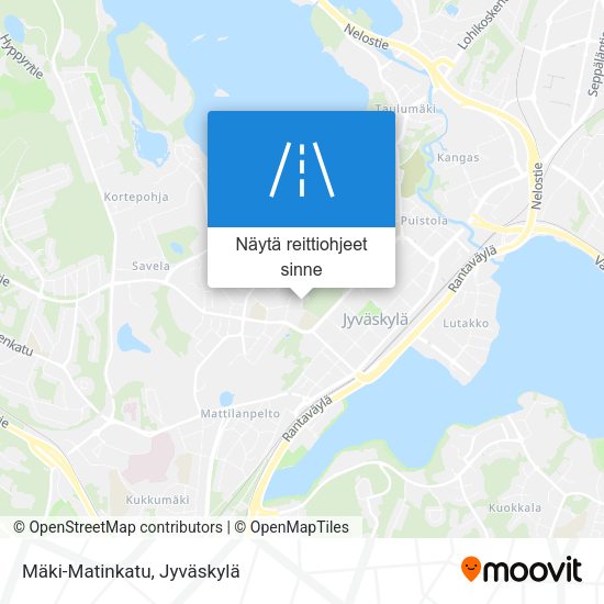Mäki-Matinkatu kartta