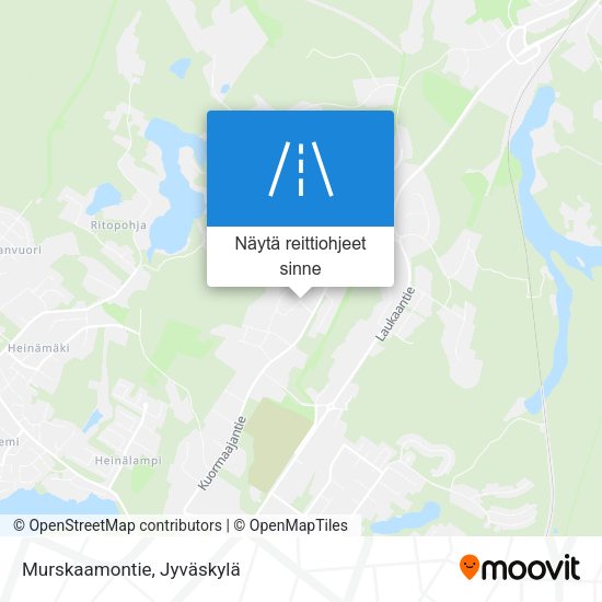 Murskaamontie kartta