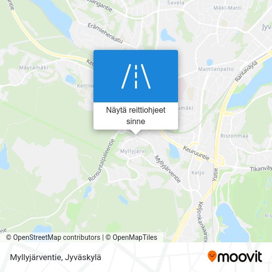 Myllyjärventie kartta