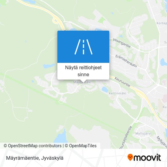 Mäyrämäentie kartta
