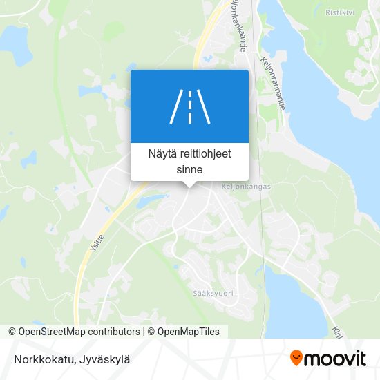 Norkkokatu kartta