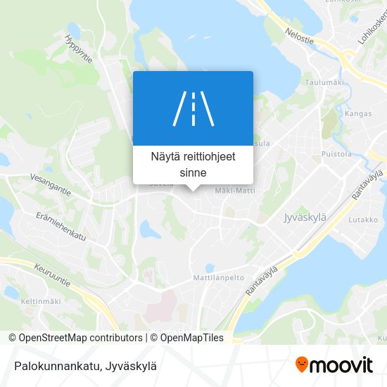 Palokunnankatu kartta