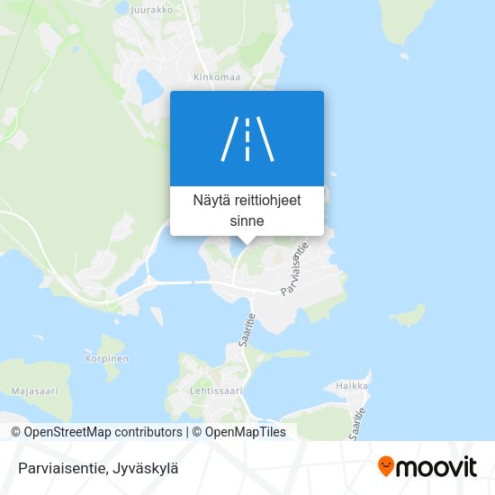 Parviaisentie kartta