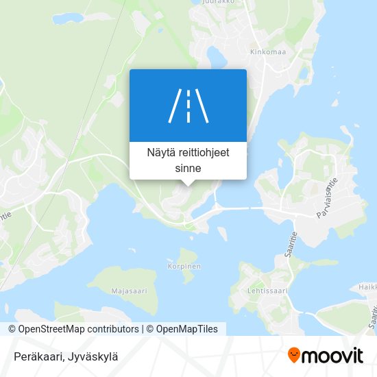 Peräkaari kartta