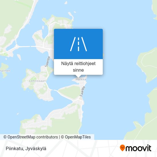 Piinkatu kartta