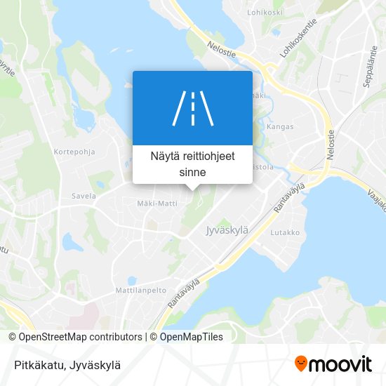 Pitkäkatu kartta