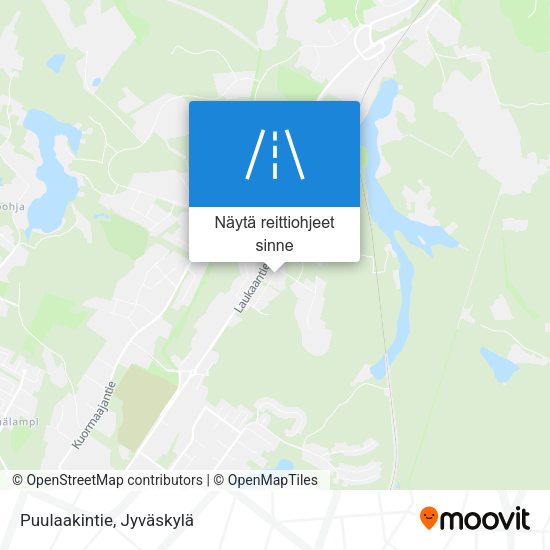Puulaakintie kartta
