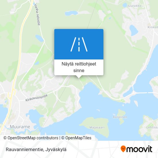 Rauvanniementie kartta