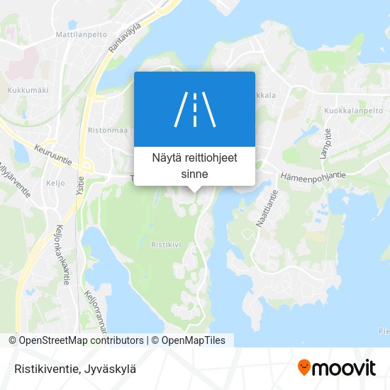 Ristikiventie kartta