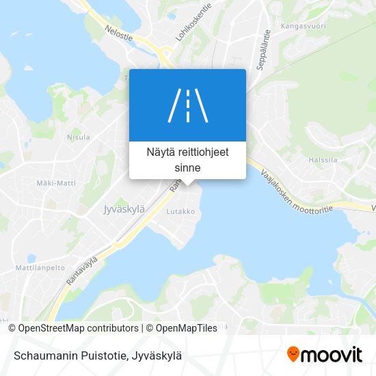 Schaumanin Puistotie kartta