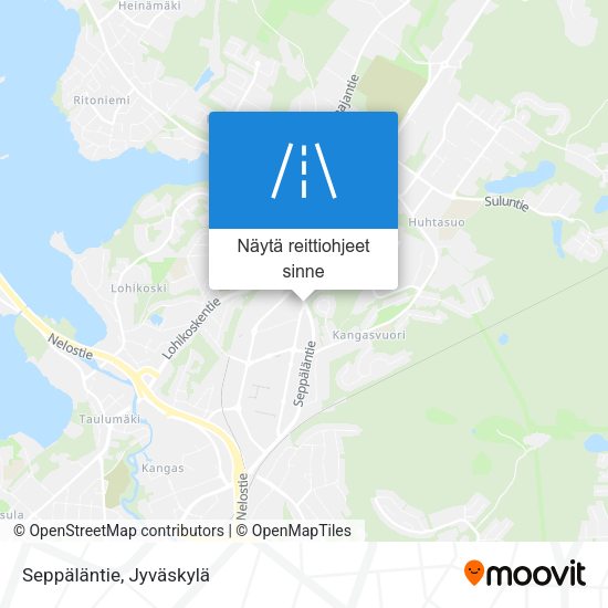 Seppäläntie kartta