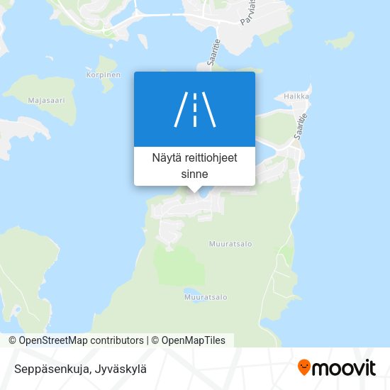 Seppäsenkuja kartta