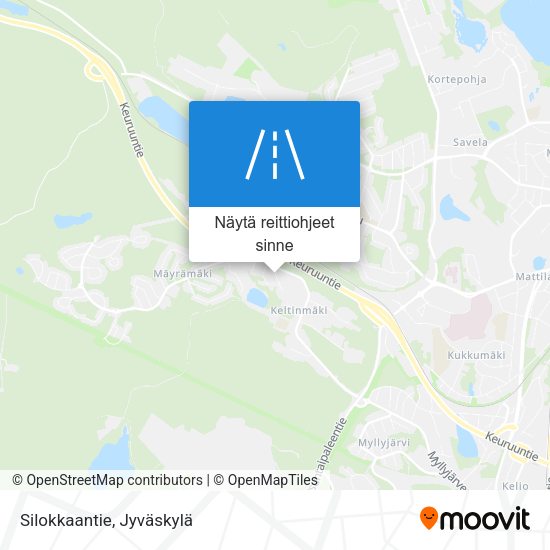Silokkaantie kartta