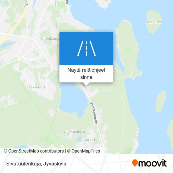 Sivutuulenkuja kartta