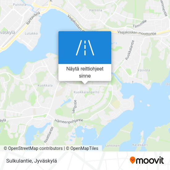 Sulkulantie kartta